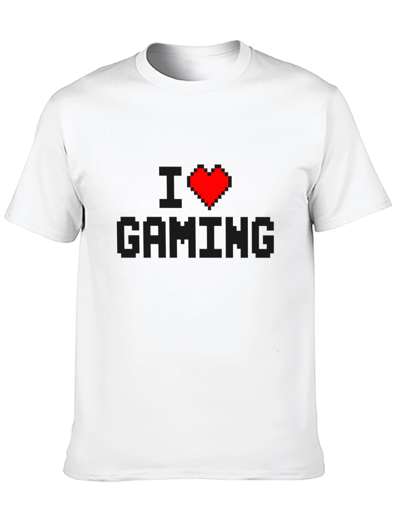 I Heart Gaming T-Shirt Pixel Art Gamer Tee