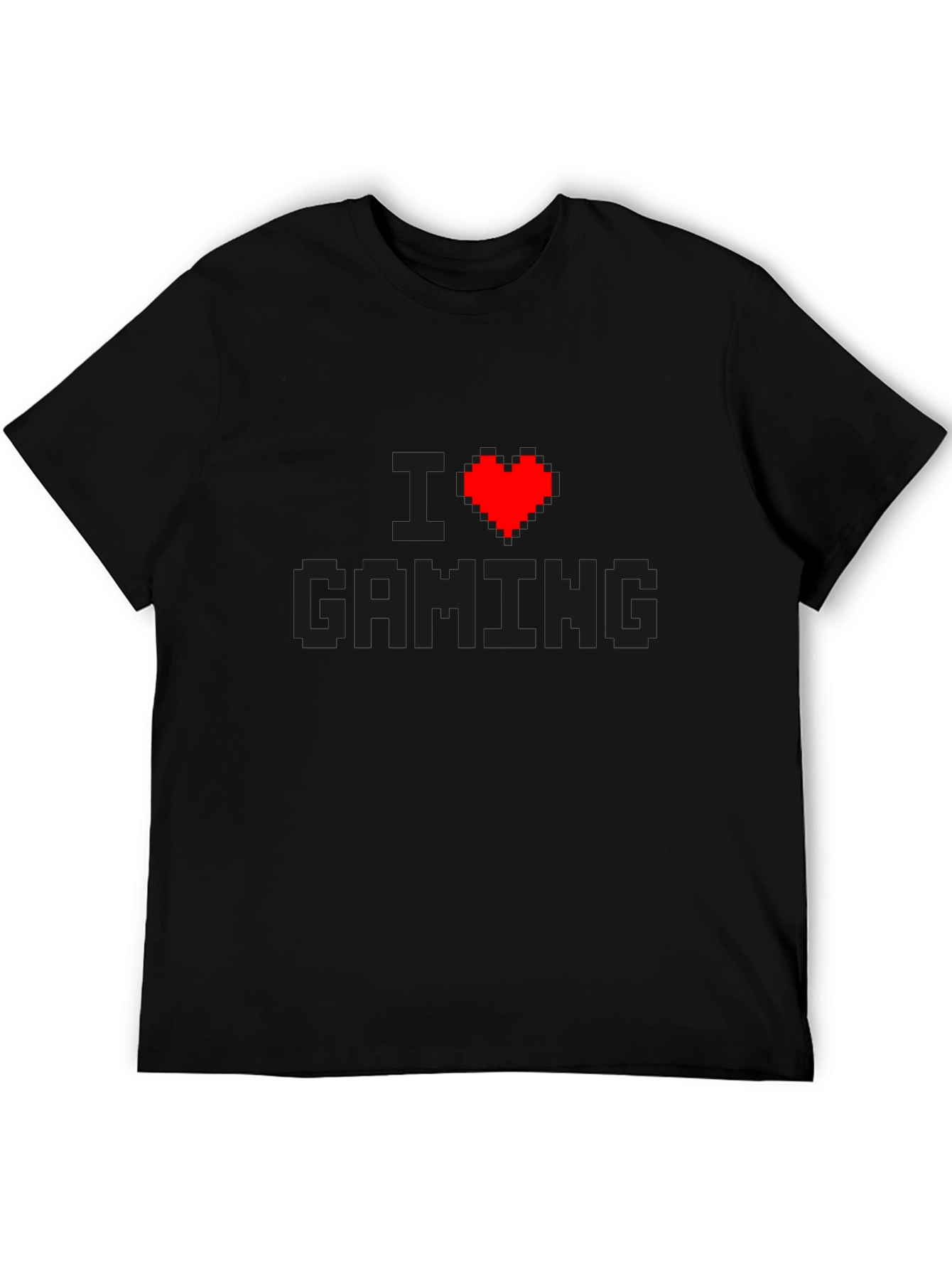 I Heart Gaming T-Shirt Pixel Art Gamer Tee