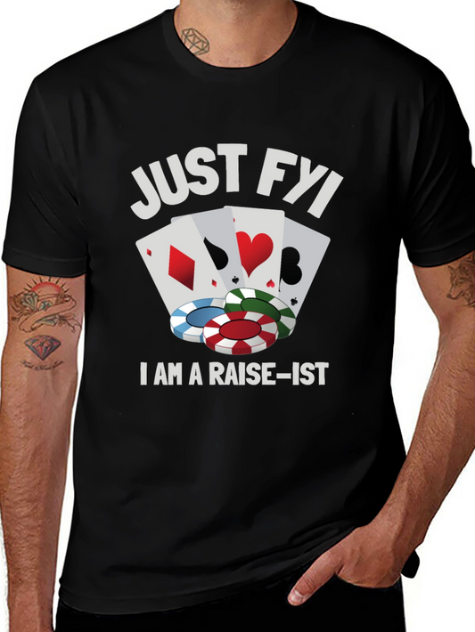 Poker Raise-ist Funny Graphic T-Shirt