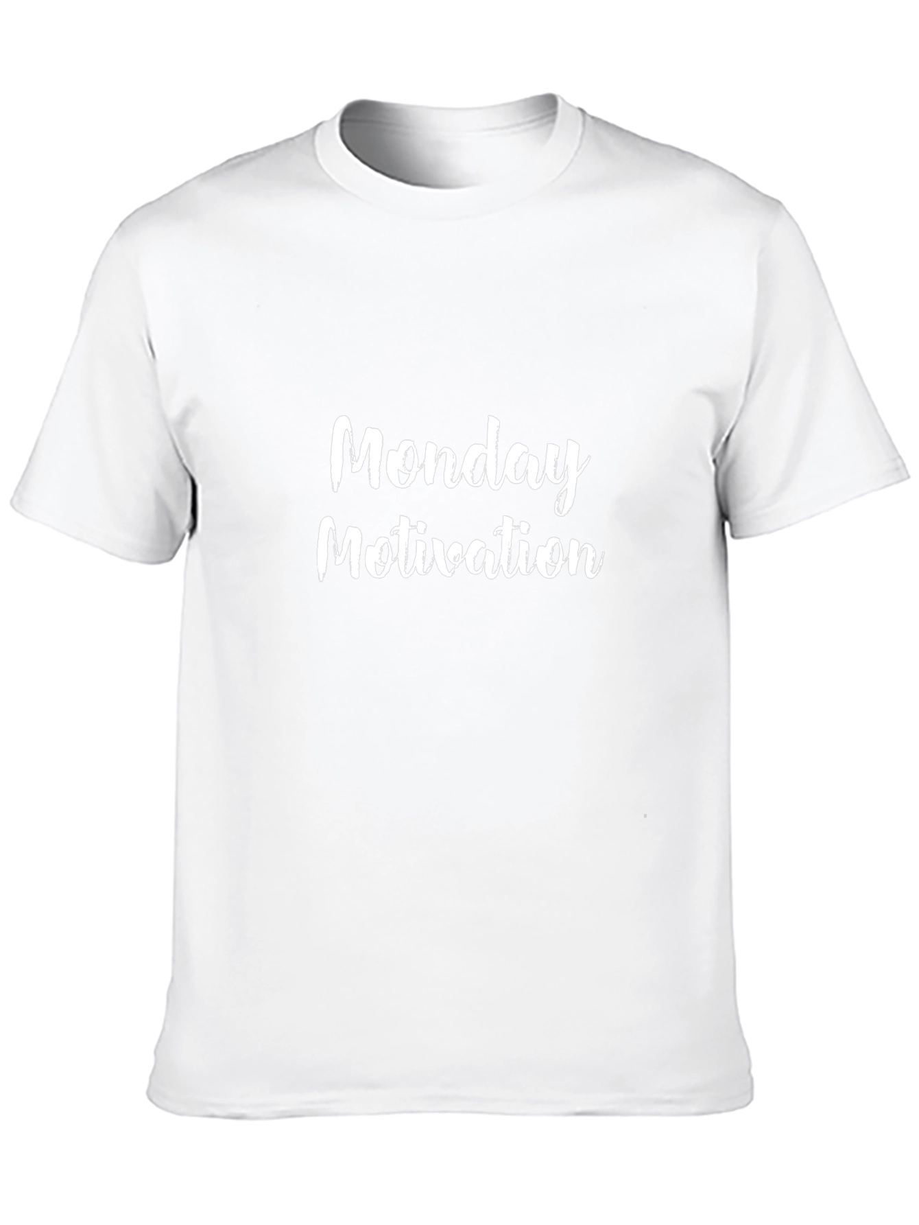 Monday Motivation T-Shirt - Black Cotton Tee