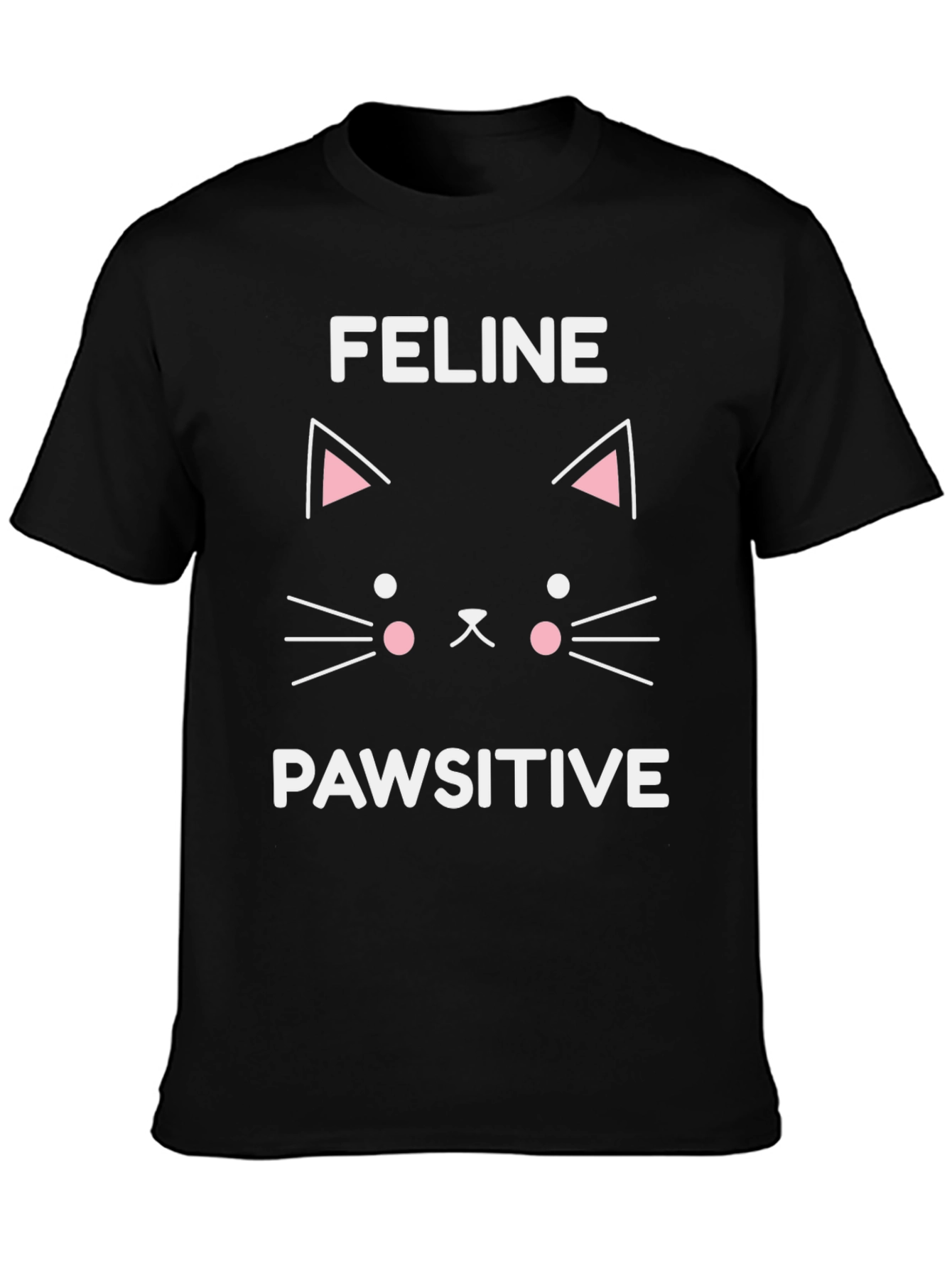 Feline Pawsitive Graphic Tee