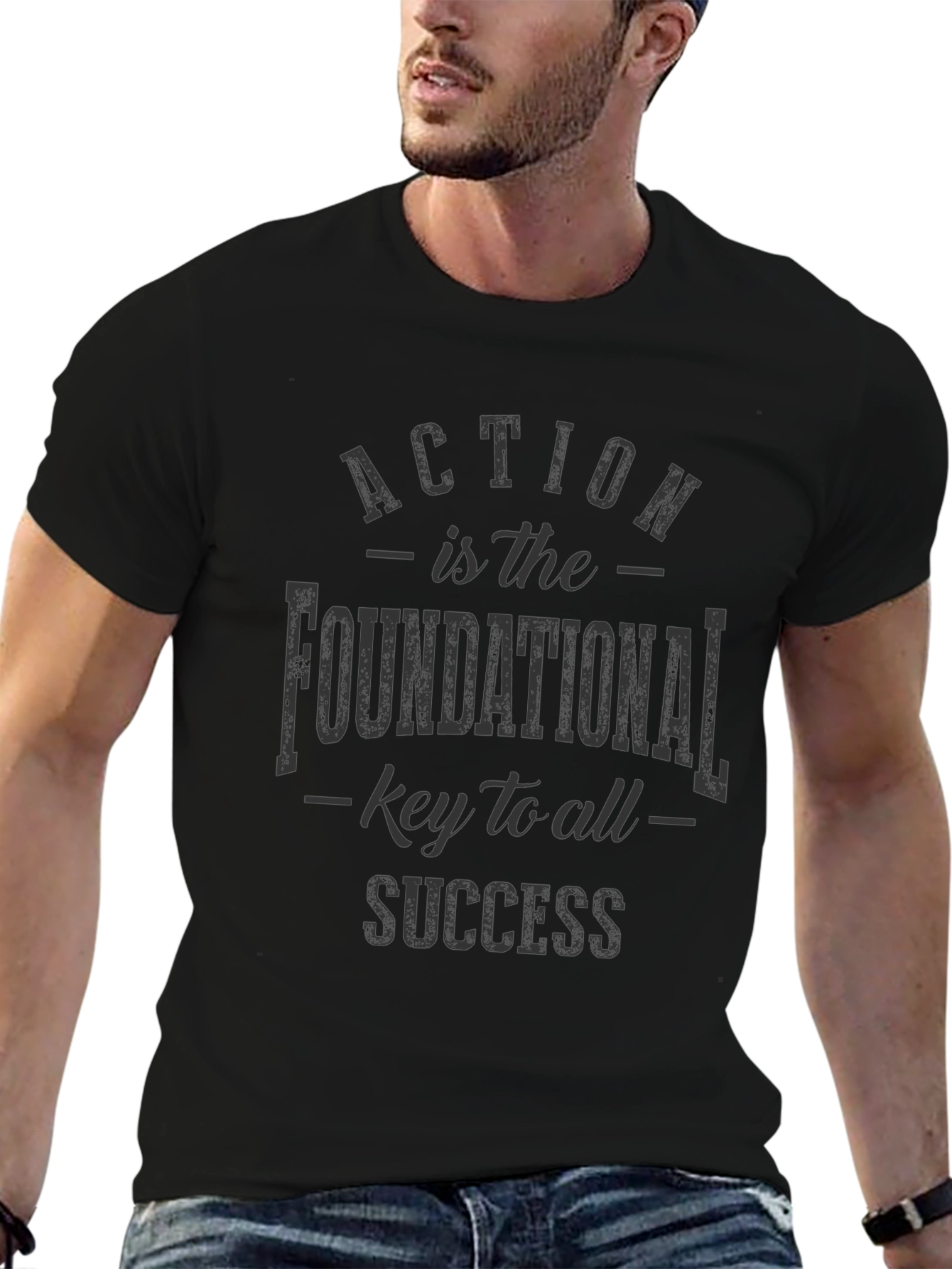 Action is Success T-Shirt - Inspiring Graphic Tee