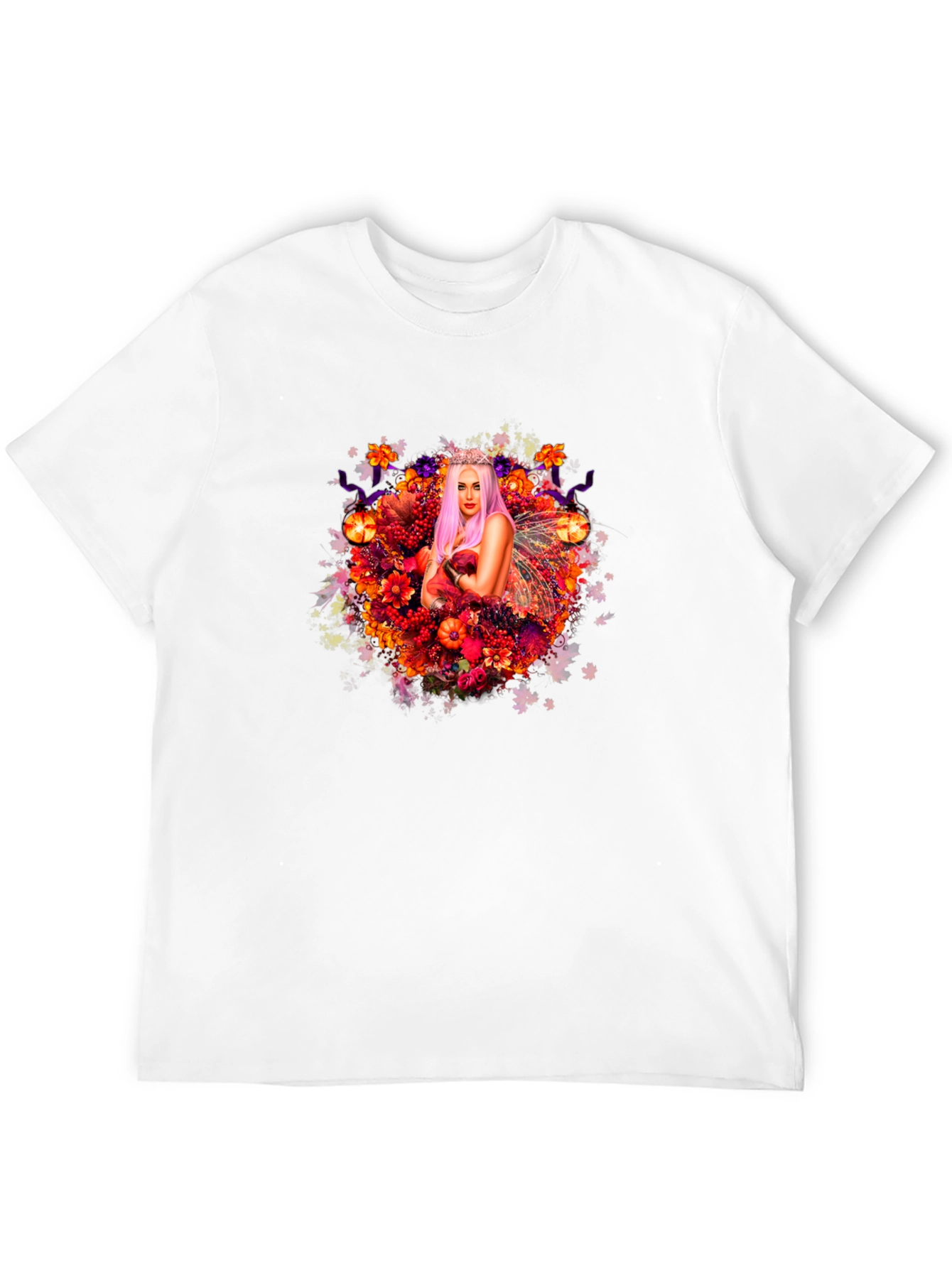 Floral Fairy Graphic Tee - Autumn Fantasy