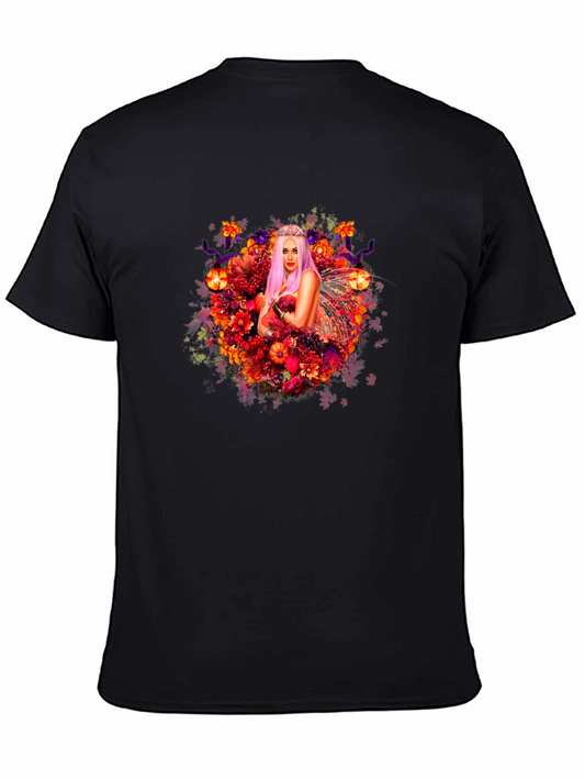 Floral Fairy Graphic Tee - Autumn Fantasy