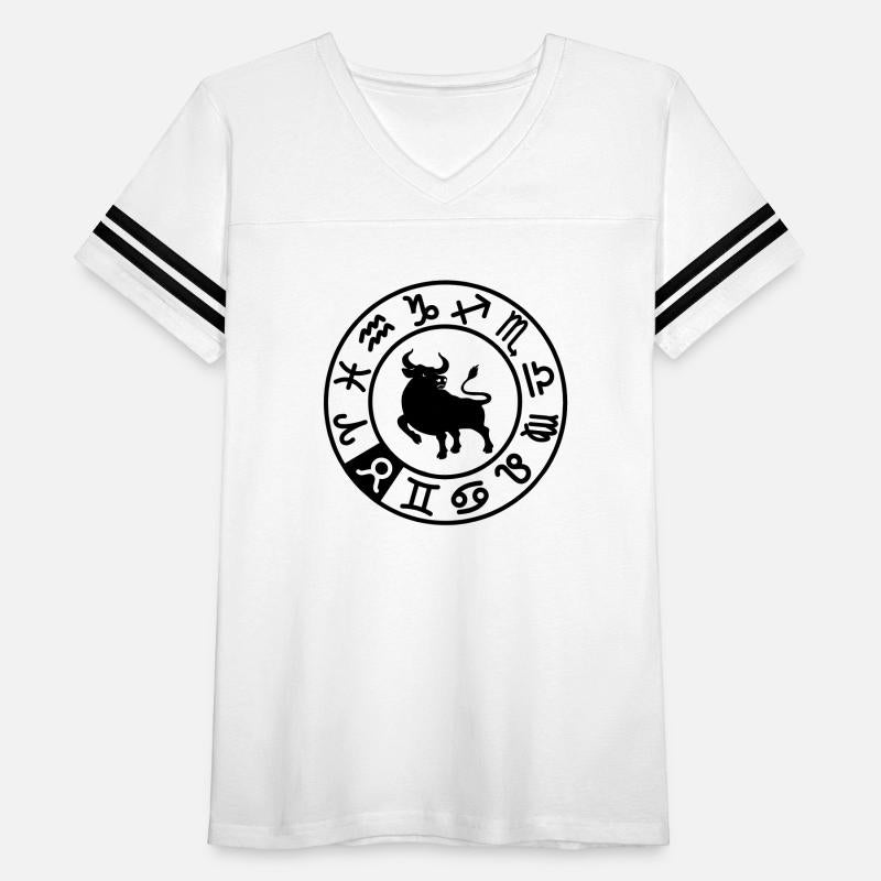 Zodiac sign Taurus in circle of twelve signs