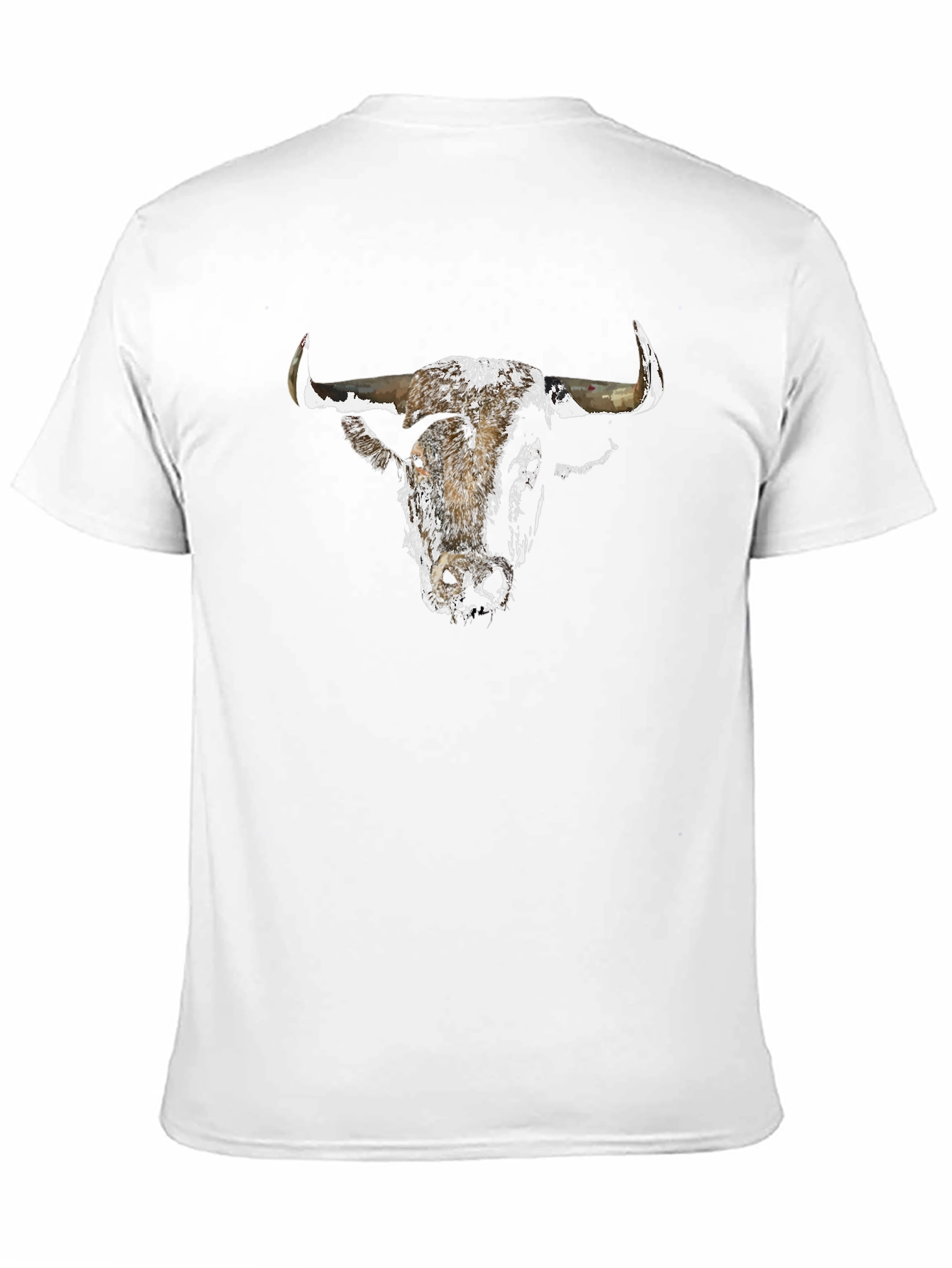 Bull Graphic Black Tee Shirt