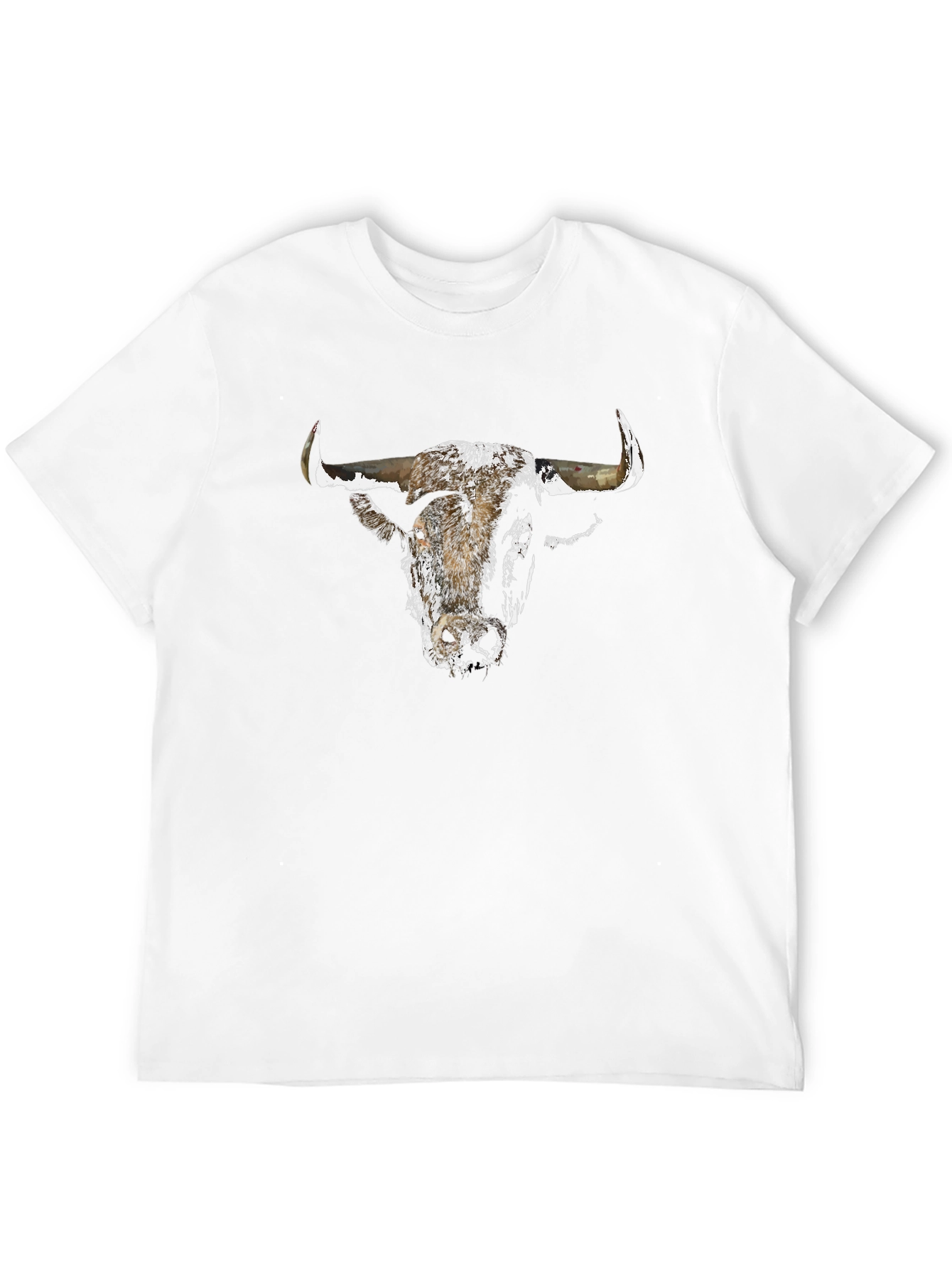Bull Graphic Black Tee Shirt