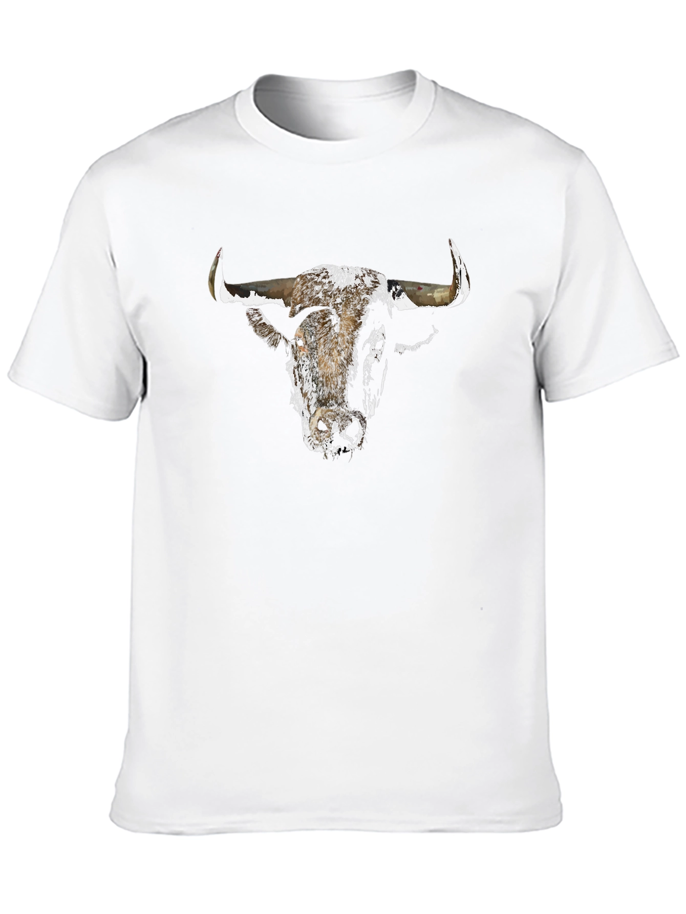 Bull Graphic Black Tee Shirt