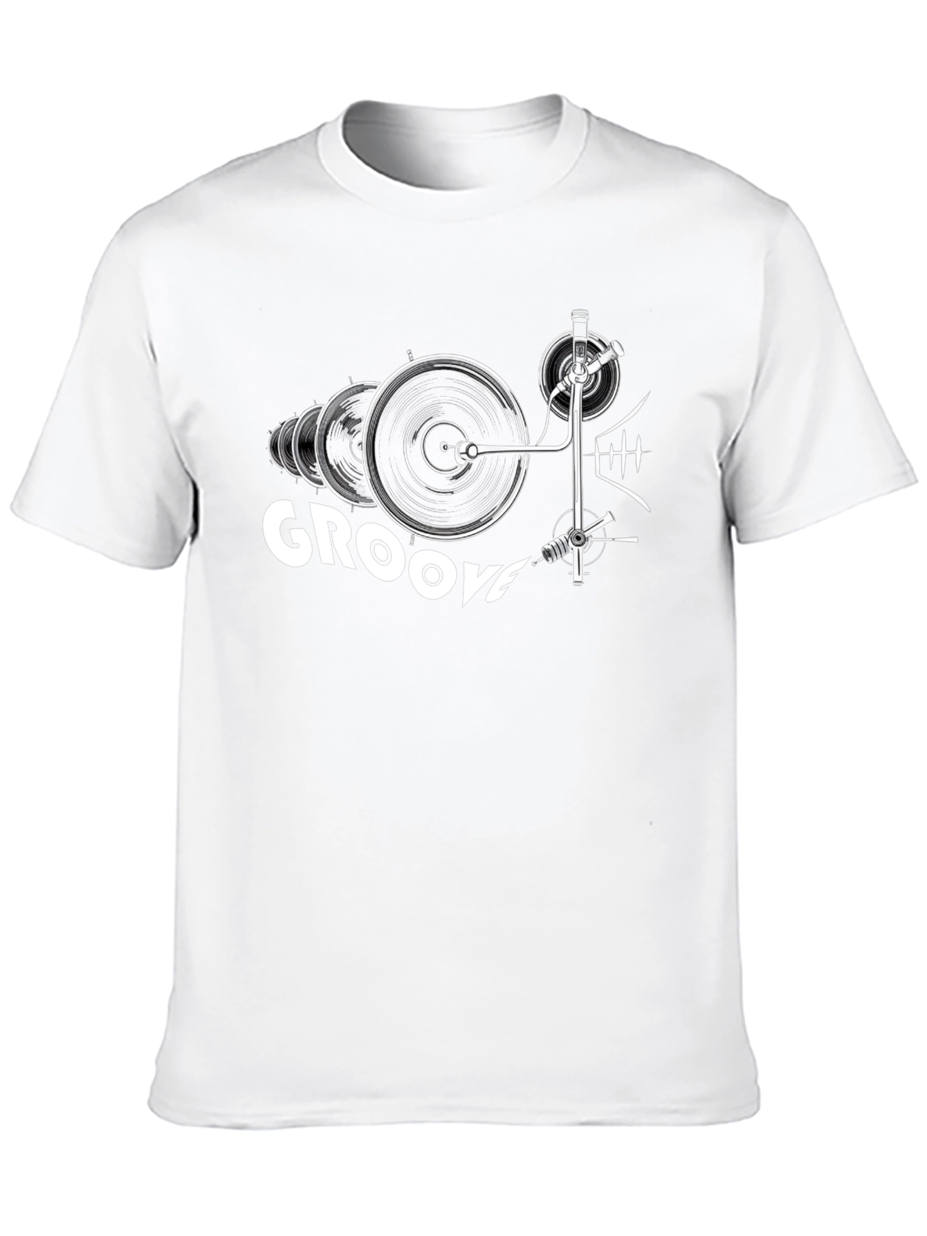 Groove Record Player Graphic Tee