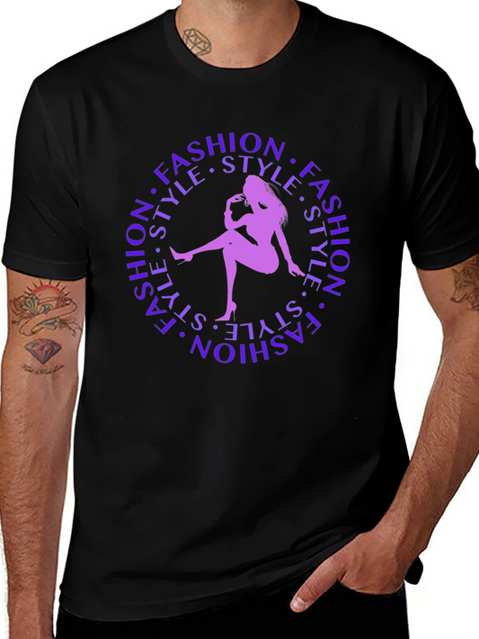 Fashion Style Silhouette Graphic Tee