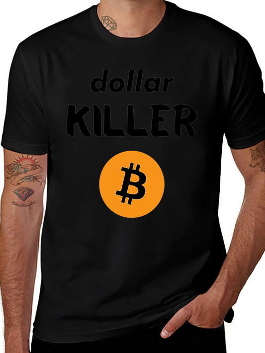 Dollar Killer Bitcoin T-Shirt - Crypto Enthusiast Apparel