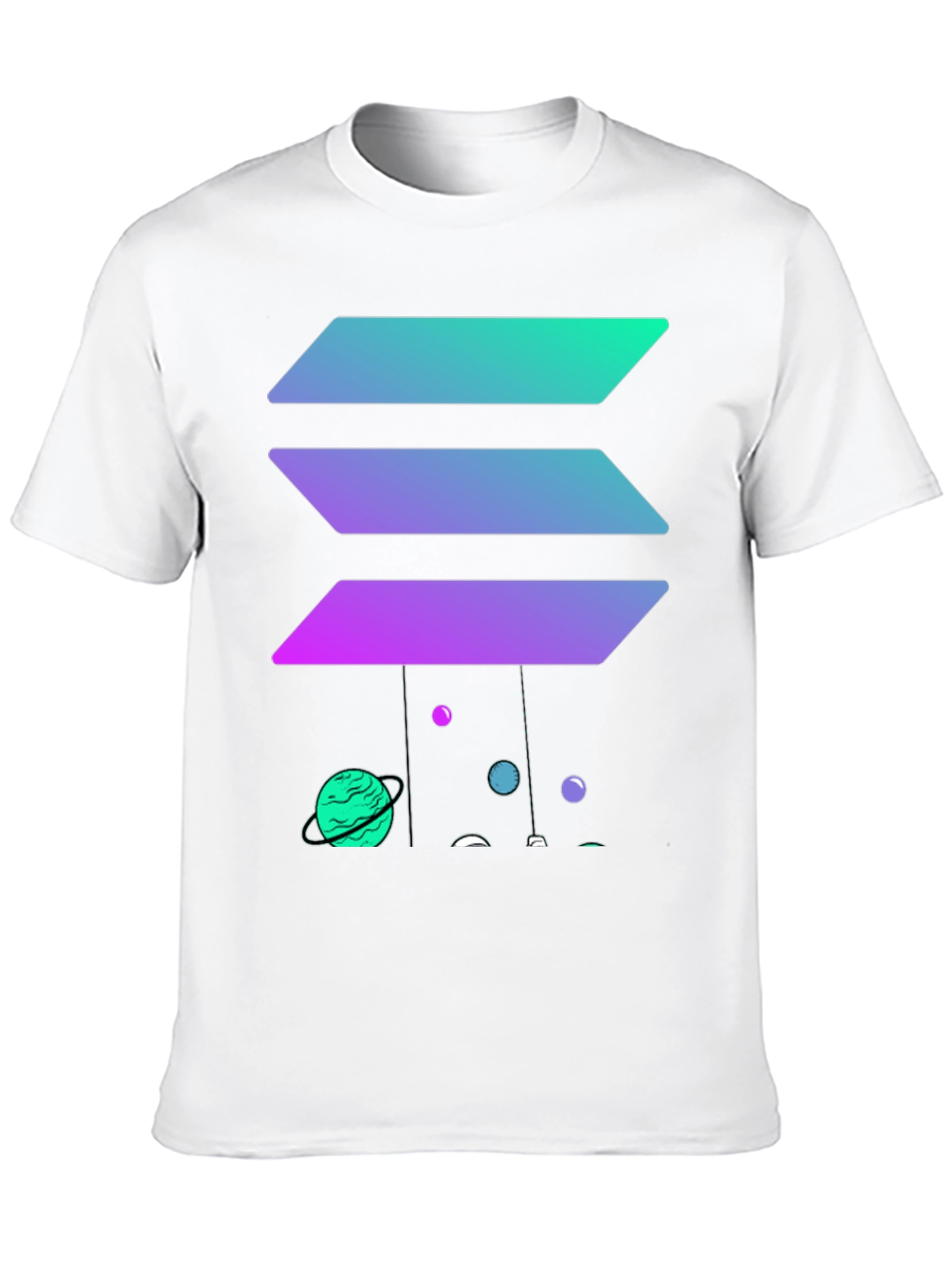 Solana Planets Black Tee