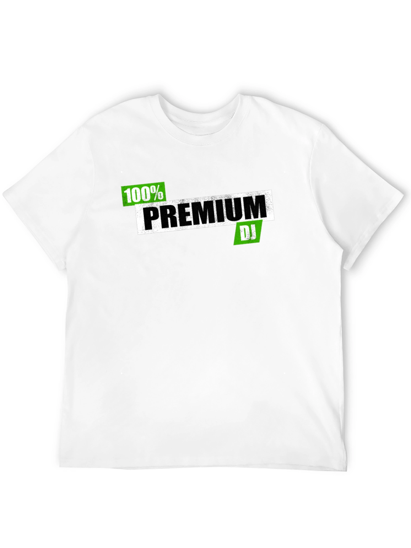 Premium DJ Graphic Tee - Black Cotton Blend T-Shirt