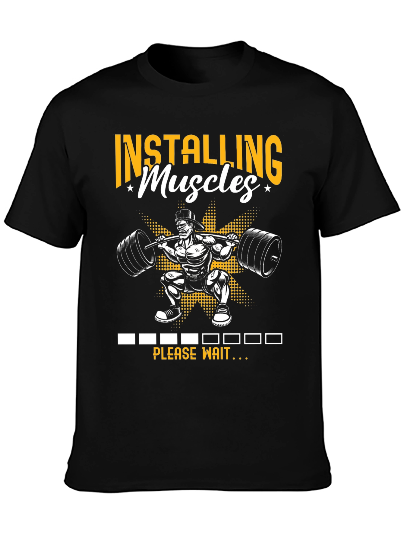 Installing Muscles Graphic T-Shirt