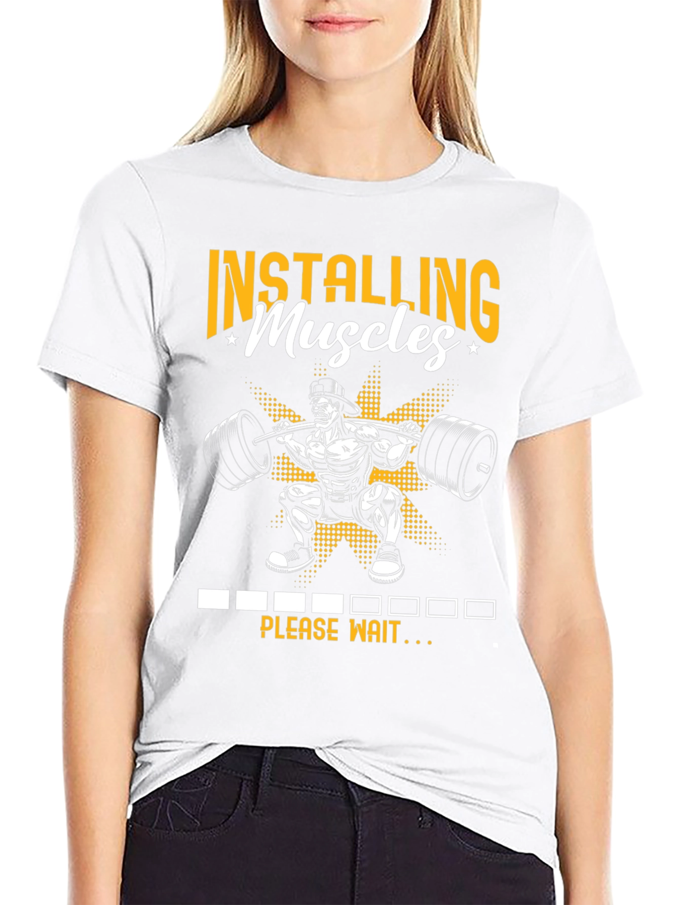 Installing Muscles Graphic T-Shirt