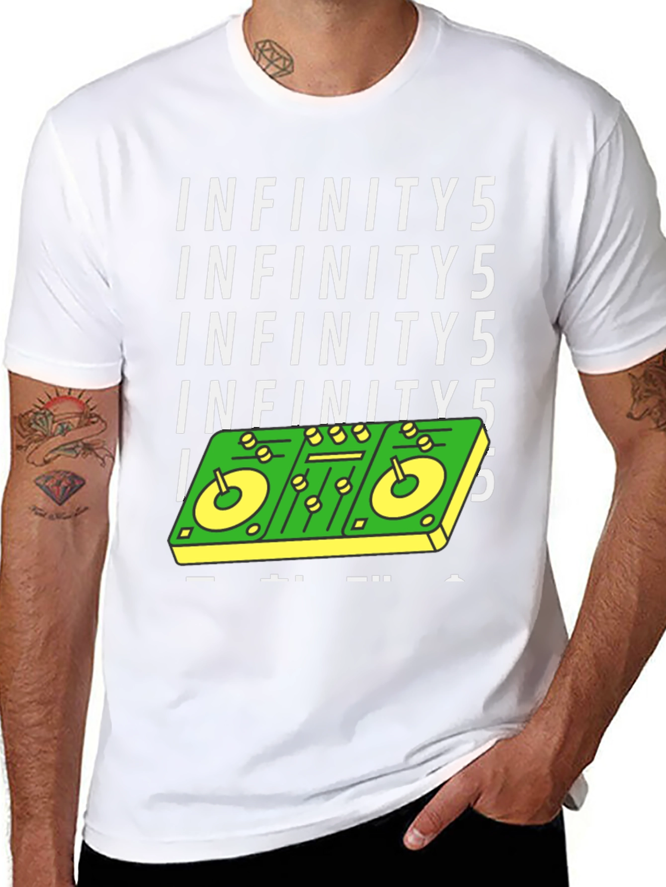 Infinity5 DJ Mixer Graphic Tee