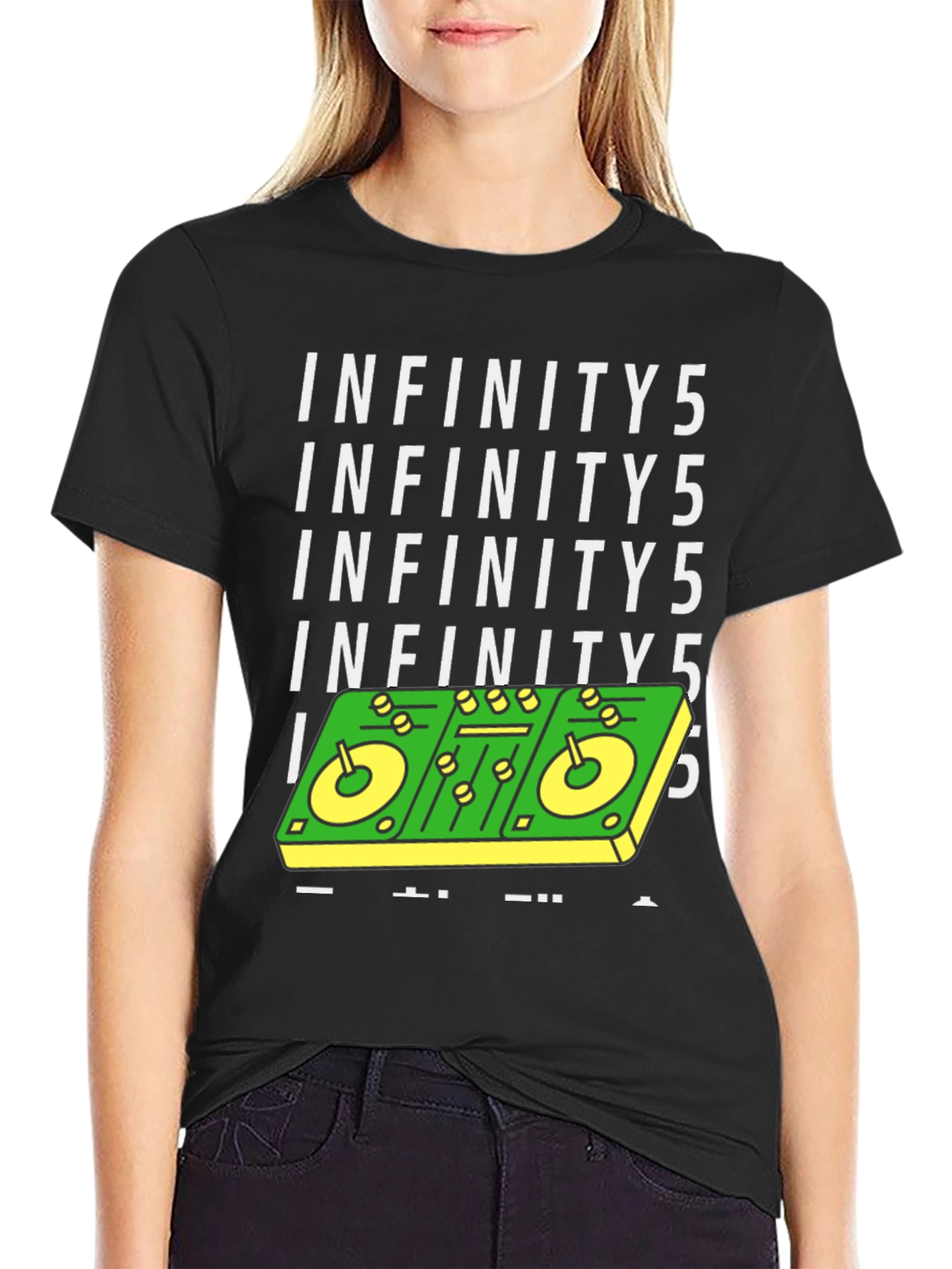 Infinity5 DJ Mixer Graphic Tee