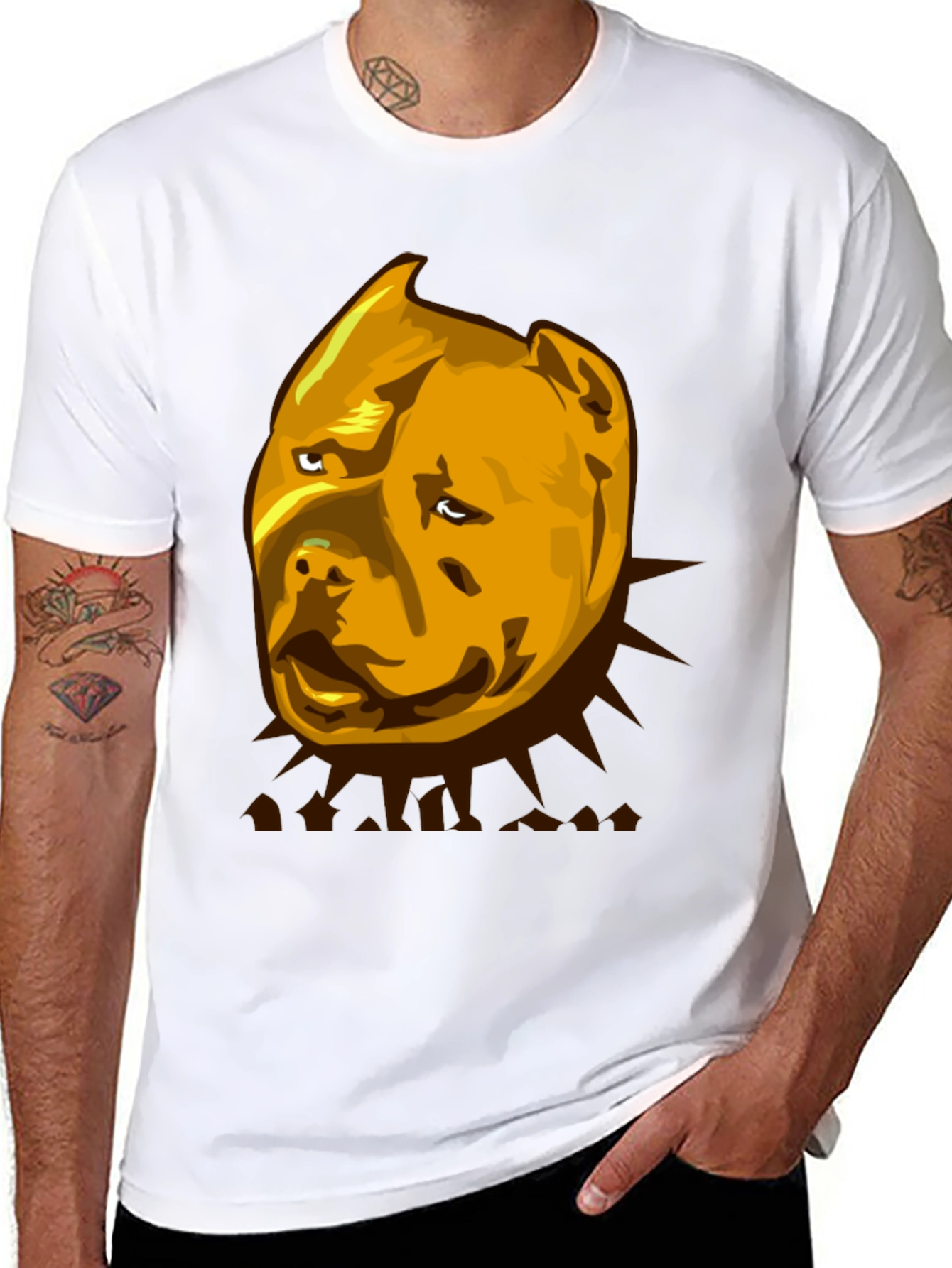 Pitbull Graphic Tee - Mens Black T-Shirt