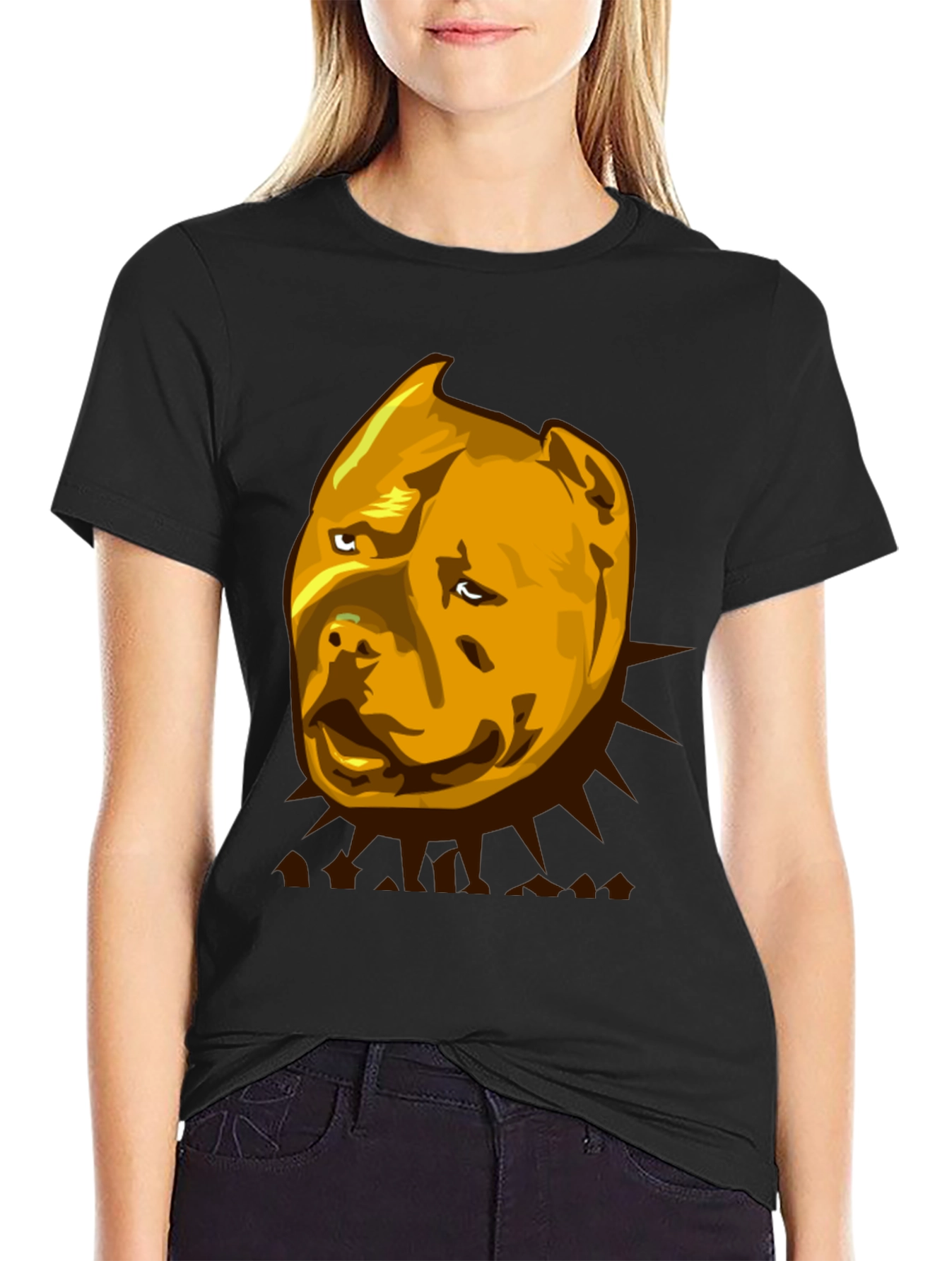 Pitbull Graphic Tee - Mens Black T-Shirt