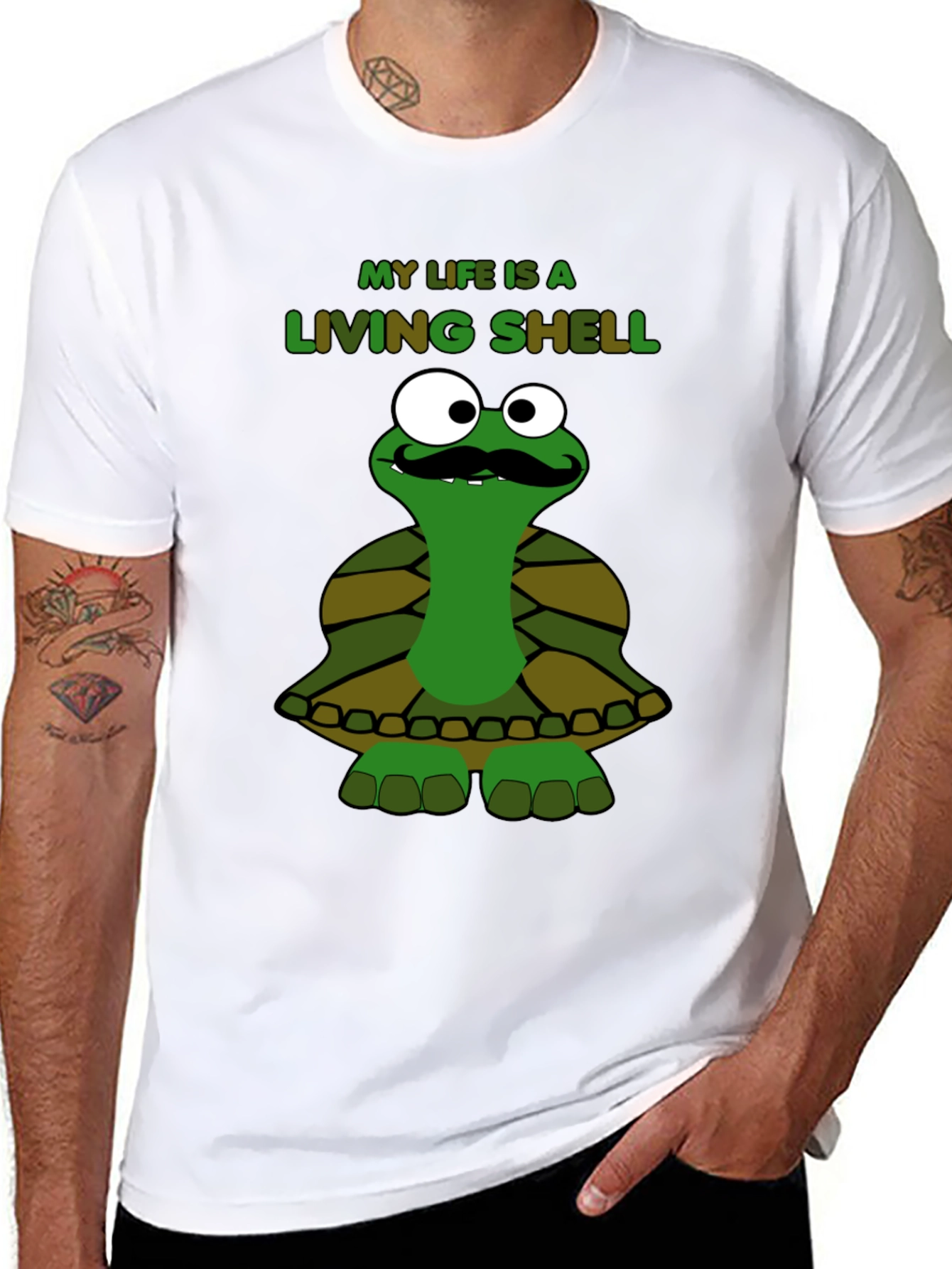 My Life is a Living Shell Turtle T-Shirt