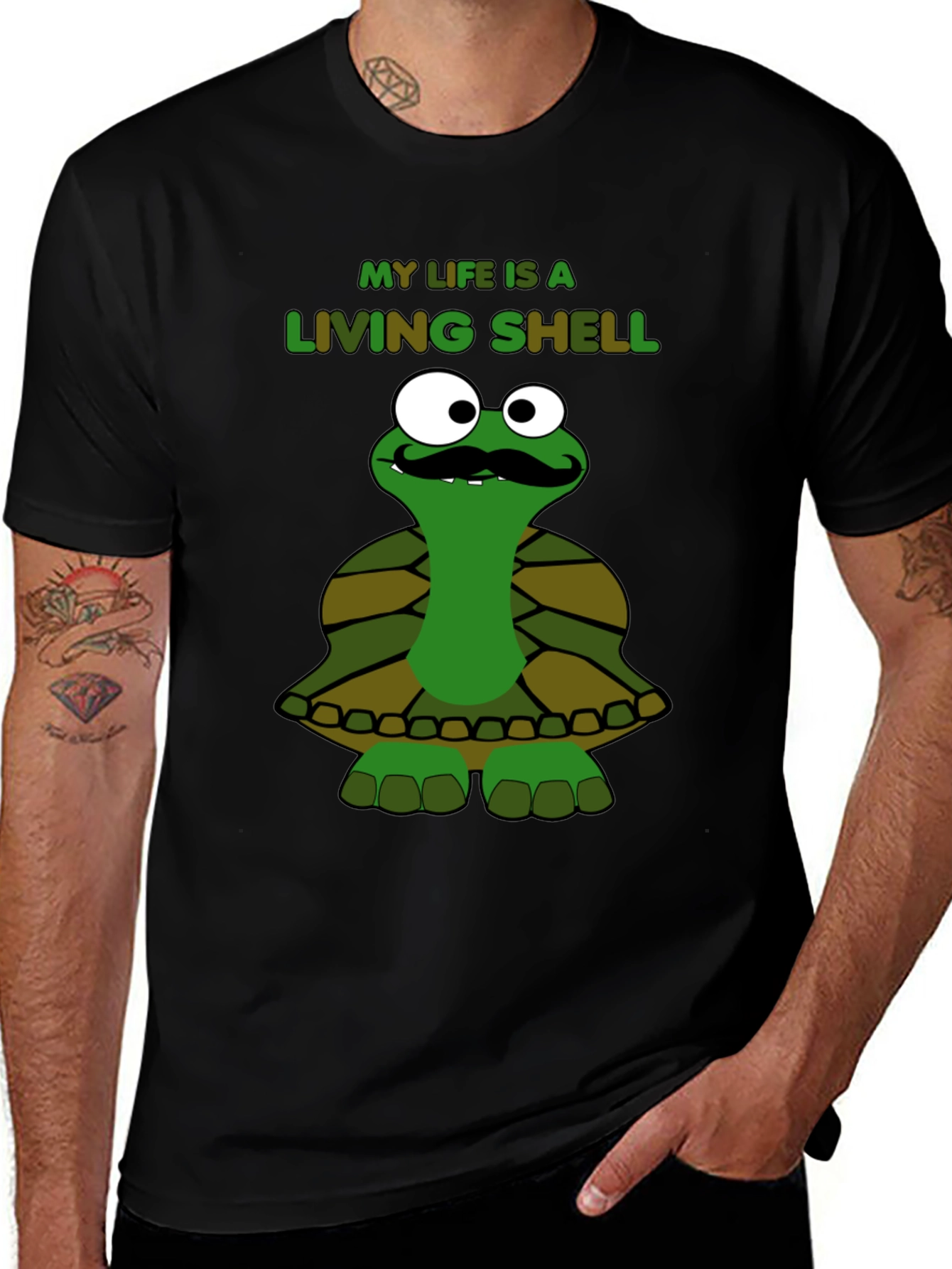 My Life is a Living Shell Turtle T-Shirt