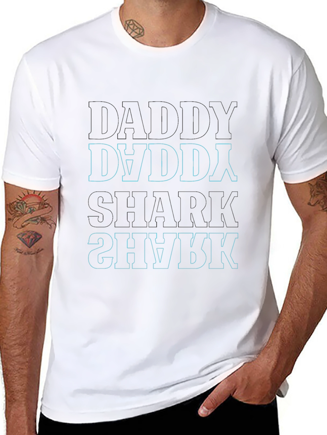 Daddy Shark Tee - Comfort & Style!