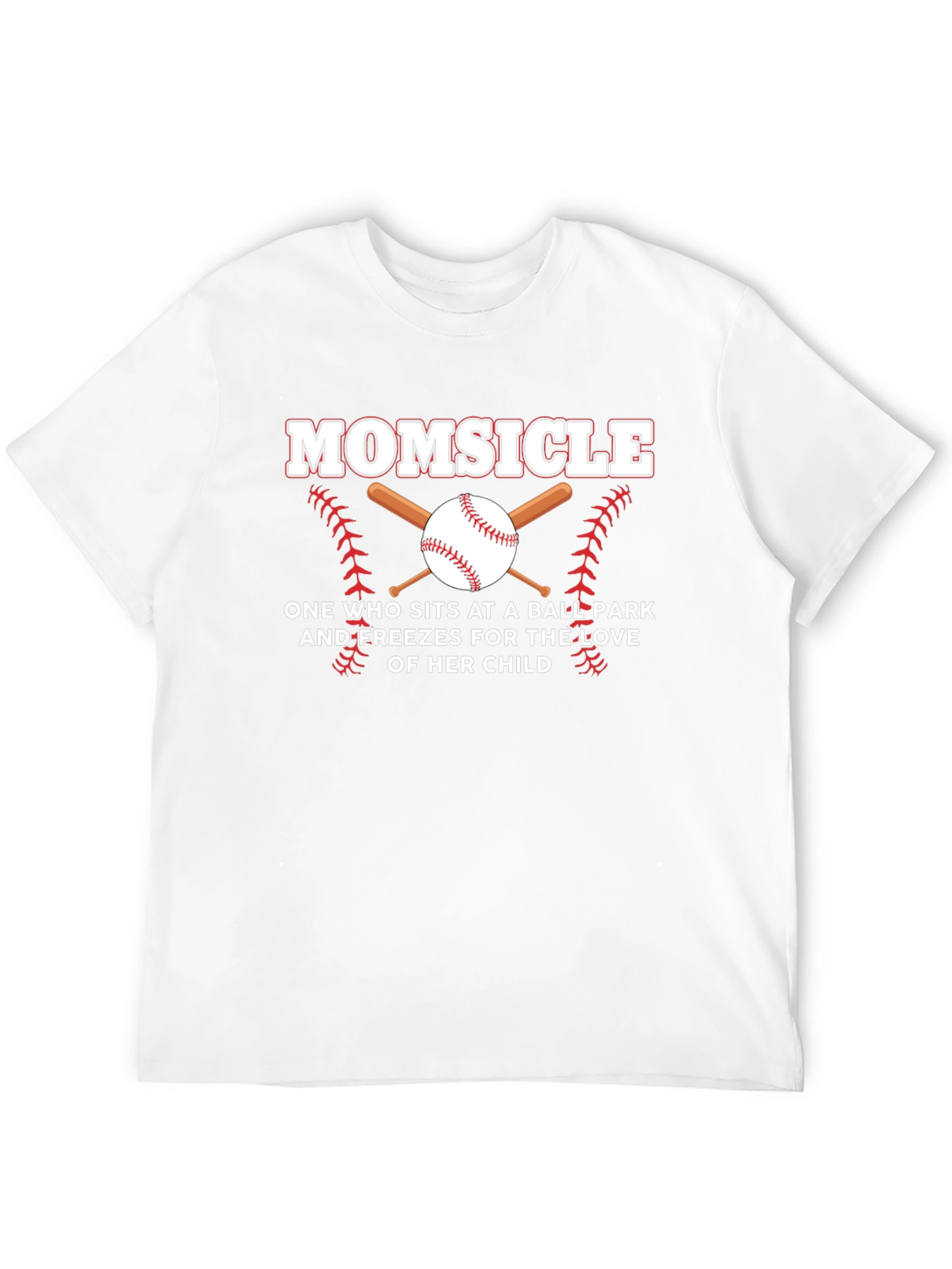 Momsicle Baseball T-Shirt - Ballpark Mom Apparel