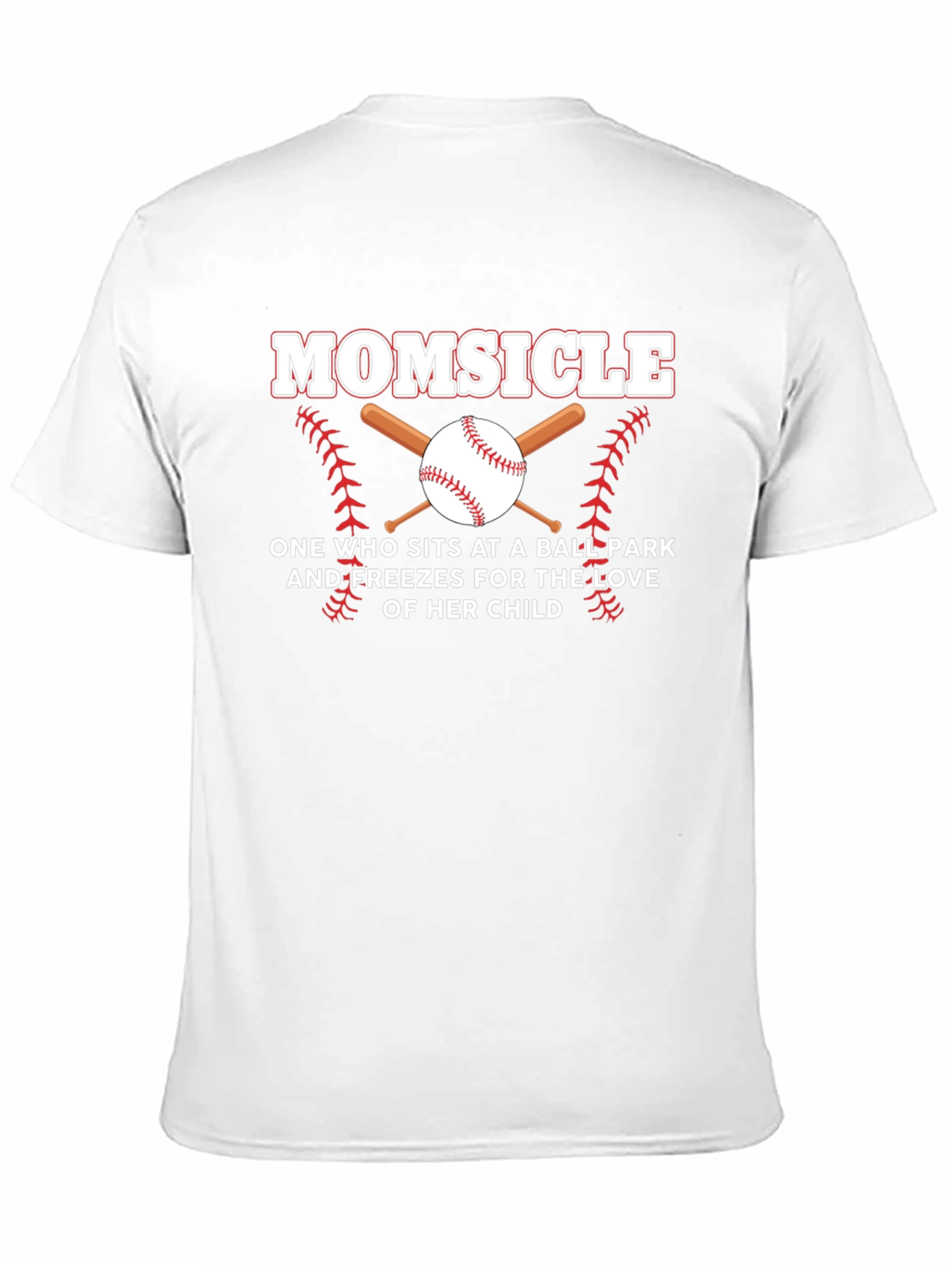 Momsicle Baseball T-Shirt - Ballpark Mom Apparel
