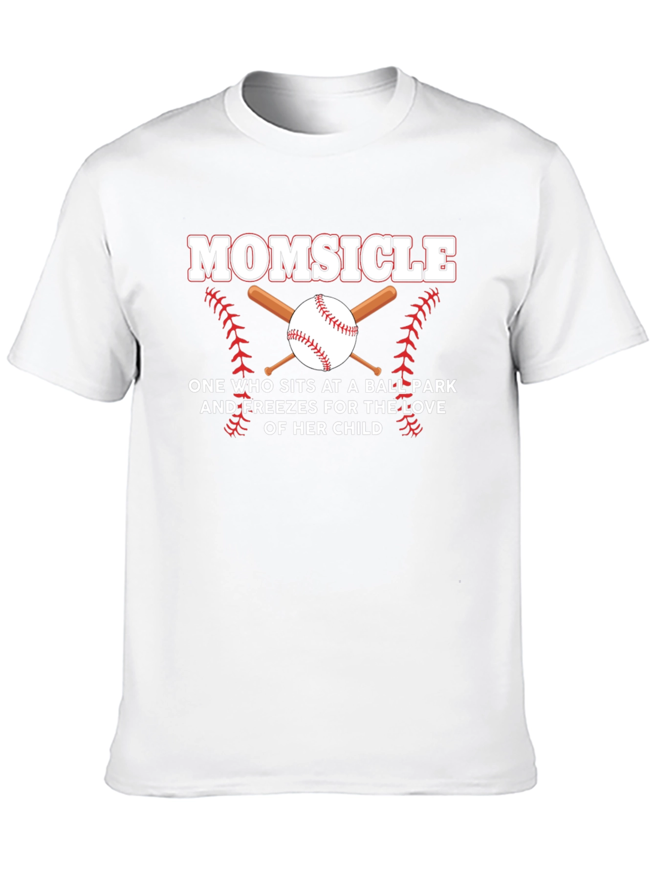 Momsicle Baseball T-Shirt - Ballpark Mom Apparel